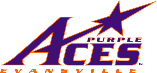 Evansville Purple Aces 2001-2018 Primary Logo t shirts iron on transfers